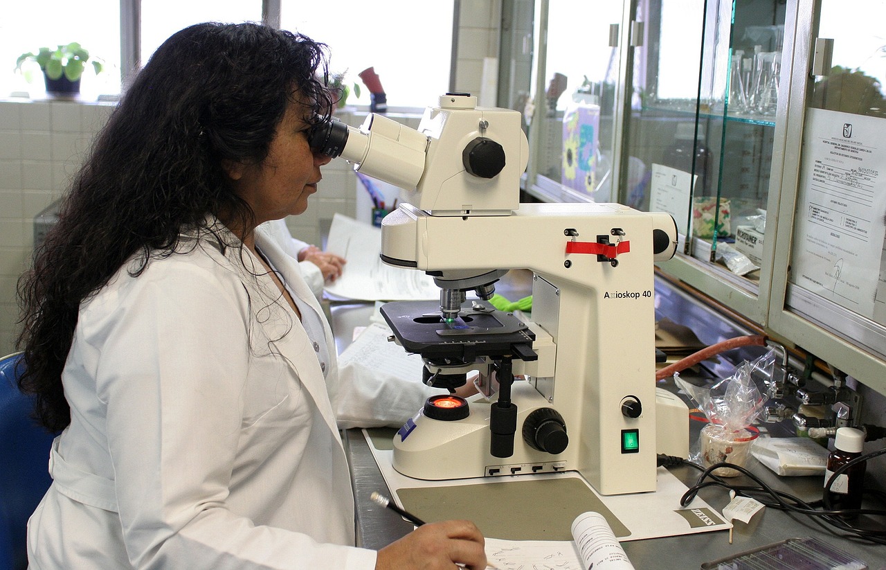 Léky v laboratoři. 